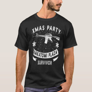 Julafton Party Nakatomi Plaza Survivor jul T Shirt