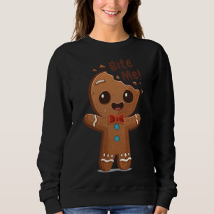 Julafton Pepparkaksgubbe Bita mig julklappar T Shirt