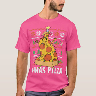 Julafton Pizza för Julafton T Shirt