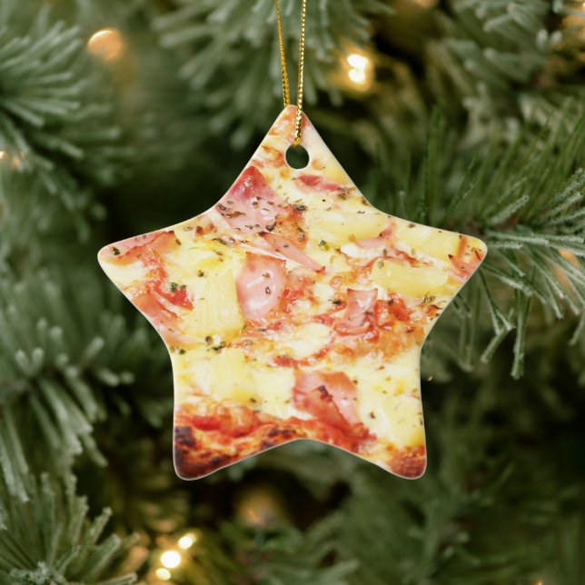 JULAFTON PIZZA JULGRANSPRYDNAD KERAMIK (Träd)