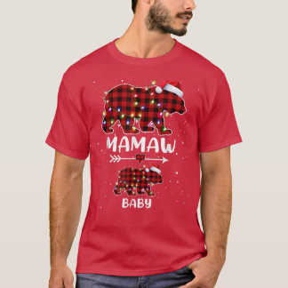 Julafton Play Bear Mamaw Baby Polar Gravid Announc T Shirt