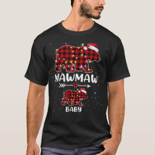 Julafton Play Bear Mawmaw Baby Polar Gravid Announ T Shirt
