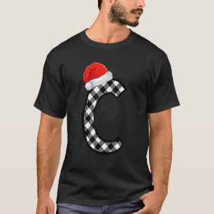 Julafton Play Capital Brev C Santa Monogram Christ T Shirt