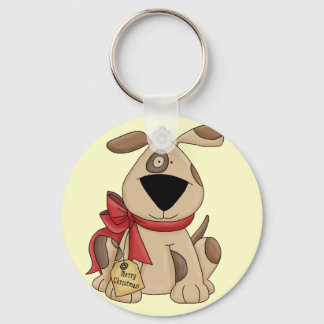 Julafton Puppy Nyckelring