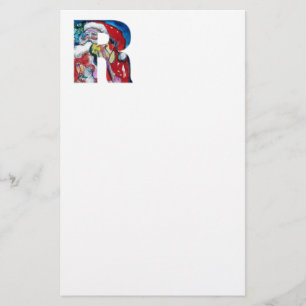 JULAFTON R BREV /JULTOMTEN MED VIOLIN MONOGRAM BREVPAPPER