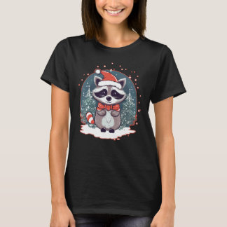 Julafton Raccoon Santa on julrashon T Shirt