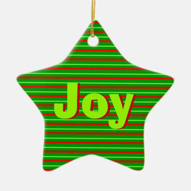 Julafton Rand Julgransprydnad Keramik (Framsidan)