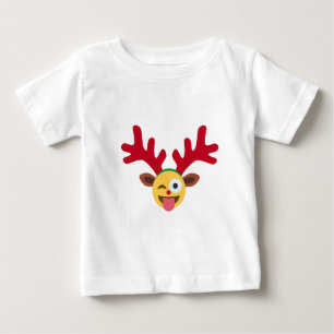 julafton renare wink emoji tee shirt