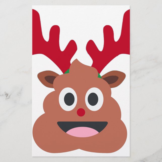 julafton rener poo emoji brevpapper (Framsida)