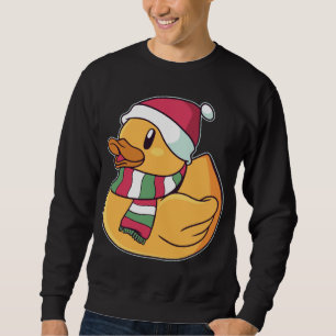 Julafton Rubber Ducky Duckie Anka julklapp Lång Ärmad Tröja