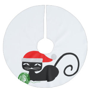 julafton Santa cat julgran skirt Julgransmatta Borstad Polyester