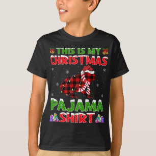 Julafton Santa Hat Det här är min groda jul Pajama T Shirt