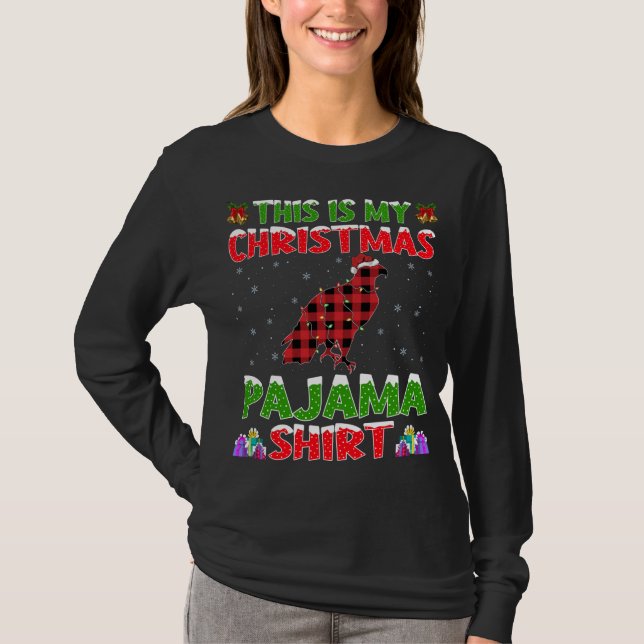 Julafton Santa Hat Det här är min Örn-julpapp T Shirt (Framsida)