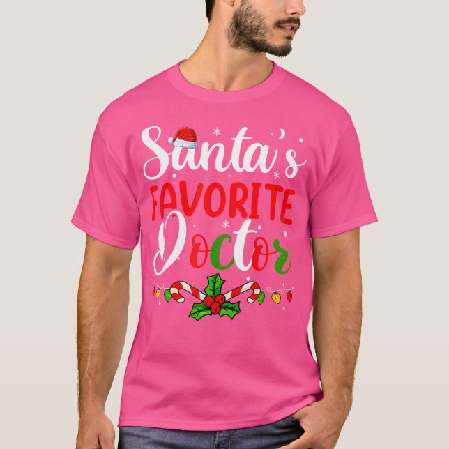 Julafton Santas Favorite Doktor Shirts Women Merry T Shirt (Framsida)