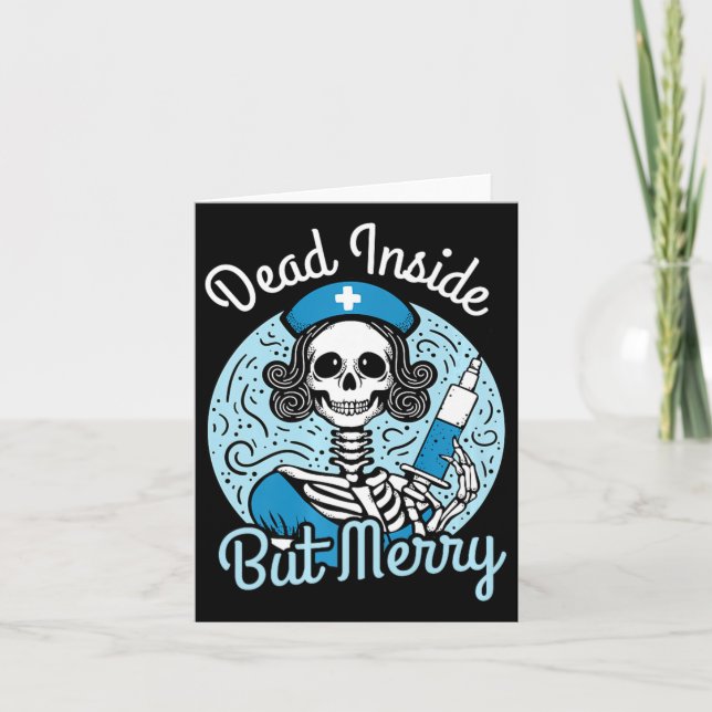 Julafton Sjukvårdspersonal Sjukvårdshjul N Kort (Framsida)