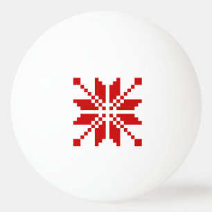 Julafton Snowflake jul Mönster Pingisboll