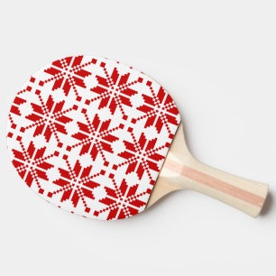 Julafton Snowflake jul Mönster Pingisracket