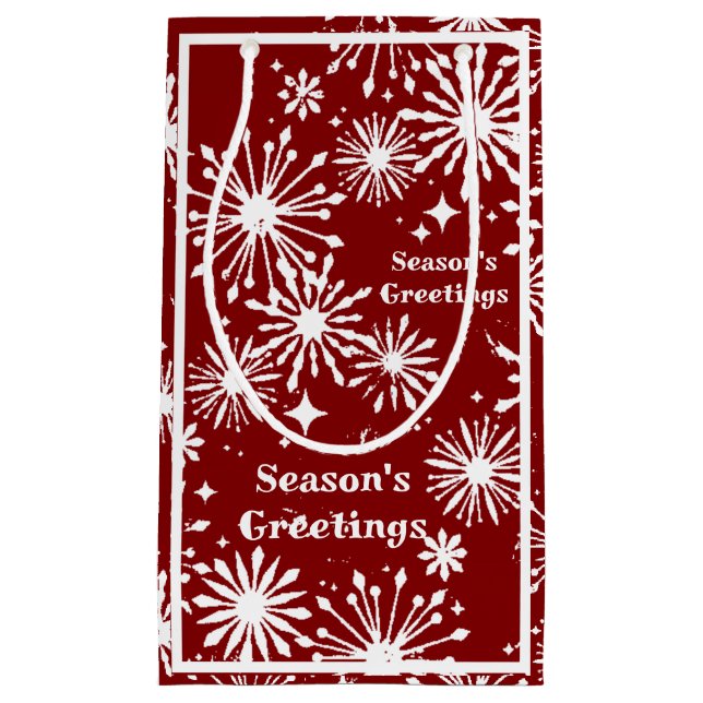 Julafton Stänk Gift Bag (Framsidan)