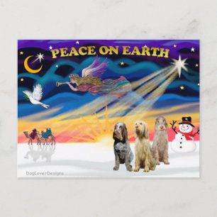 Julafton Sunrise - Tre italienska spanjorer Helg Vykort