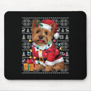 Julafton Sweater Stil Ugly Santa Cairn Terrier Hun Musmatta