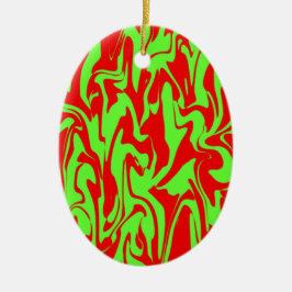 Julafton Swirl Julgransprydnad Keramik