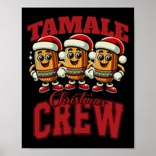 Julafton Tamale Food Funny Mexikansk jul Tamale Mo Poster