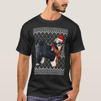Julafton Tibetan Terrier Jultomten Hat Ugly Christ T Shirt