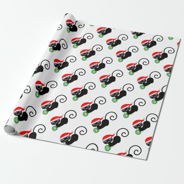 julafton Tomcat Presentpapper (Utrullad)