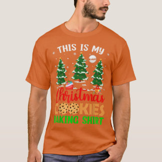 Julafton Träd det här är min julkaka som gör Shirt T