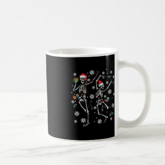 Julafton Träd jul jul Ljus jul jul Skeleton Danc Kaffemugg