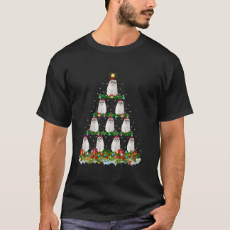 Julafton Träd Lighting Dekoration Santa Ragdoll Ca T Shirt
