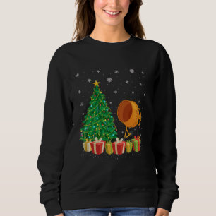 Julafton Träd Lighting Santa Hat Cement Mixer Chri T Shirt