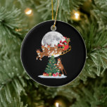 Julafton Träd Ljus Funny Santa Riding Cheetah Julgransprydnad Keramik<br><div class="desc">Julafton Träd Ljus Funny Santa Riding Cheetah Jul</div>