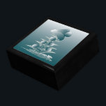 Julafton träd minnesask<br><div class="desc">Silver Julgran</div>