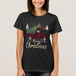 Julafton Träd Red Lastbil Buffalo Play T Shirt