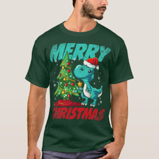 Julafton Trex Dinosaur God jul 2 T Shirt