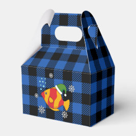 Julafton Tropiska fiskens Tecknad på Blue Buffalo  Presentaskar