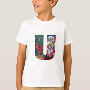 JULAFTON U BREV /JULTOMTEN MED VIOLIN MONOGRAM TEE