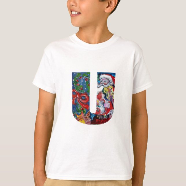 JULAFTON U BREV /JULTOMTEN MED VIOLIN MONOGRAM TEE (Framsida)