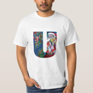 JULAFTON U BREV /JULTOMTEN MED VIOLIN MONOGRAM TEE