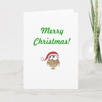 julafton-uggla god jul! helgkort
