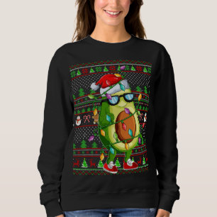 Julafton Ugly Sweater Stil Lighting Avocado-jul T Shirt