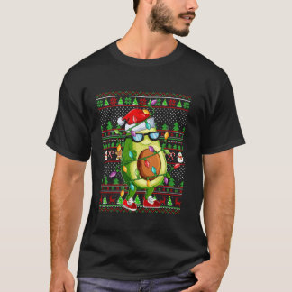 Julafton Ugly Sweater Stil Lighting Avocado-jul T Shirt