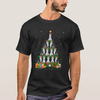 Julafton-utrustning för Siberian husky Älskare Ugl T Shirt