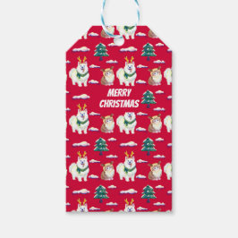 Julafton vänner presentetikett