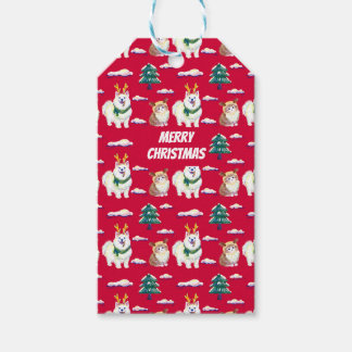 Julafton vänner presentetikett