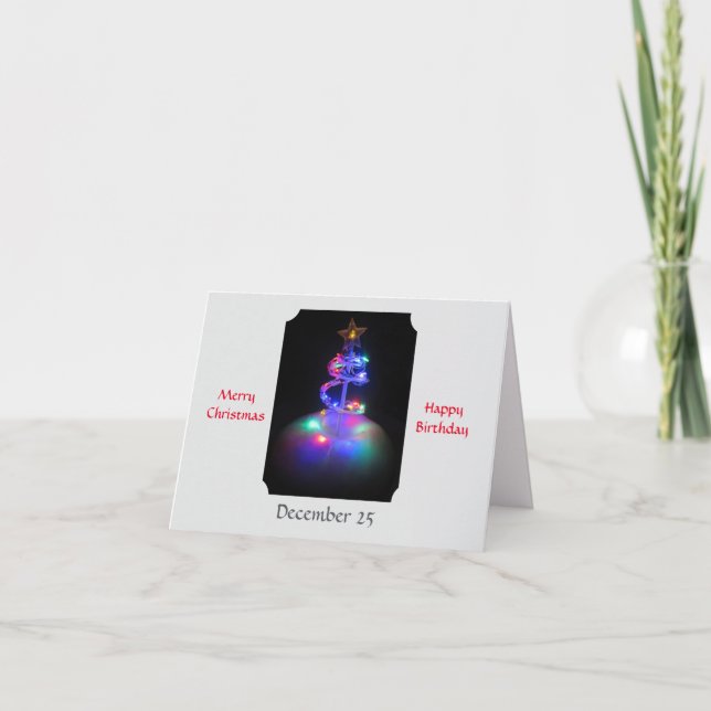 Julafton - Viktat gratulationskort Kort (Framsida)