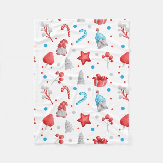 Julafton Wall Decor-idéer Fleecefilt (Framsidan)