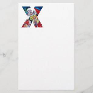 JULAFTON X BREV /JULTOMTEN MED VIOLIN MONOGRAM BREVPAPPER