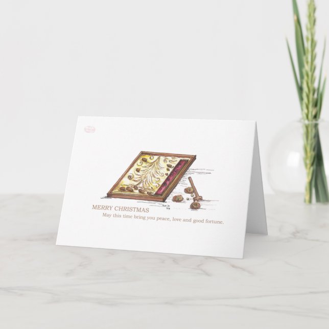 Julafton Zen-kort Helgkort (Framsida)